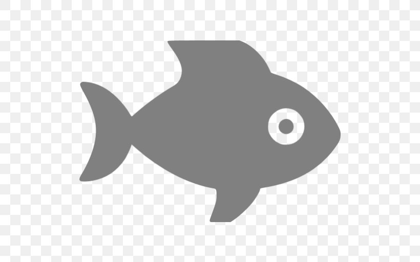 Fish Icon Design Clip Art, PNG, 512x512px, Fish, Animal, Black, Black And White, Dolphin Download Free
