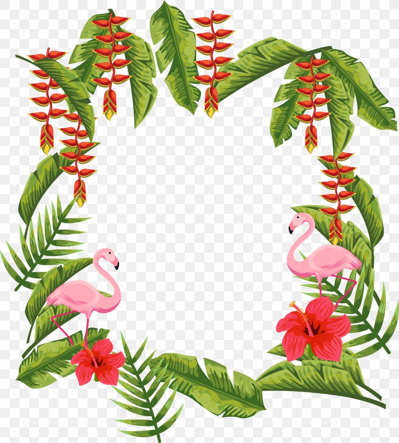 Download Computer File, PNG, 2210x2459px, Flamingos, Aquifoliaceae, Branch, Christmas, Christmas Decoration Download Free
