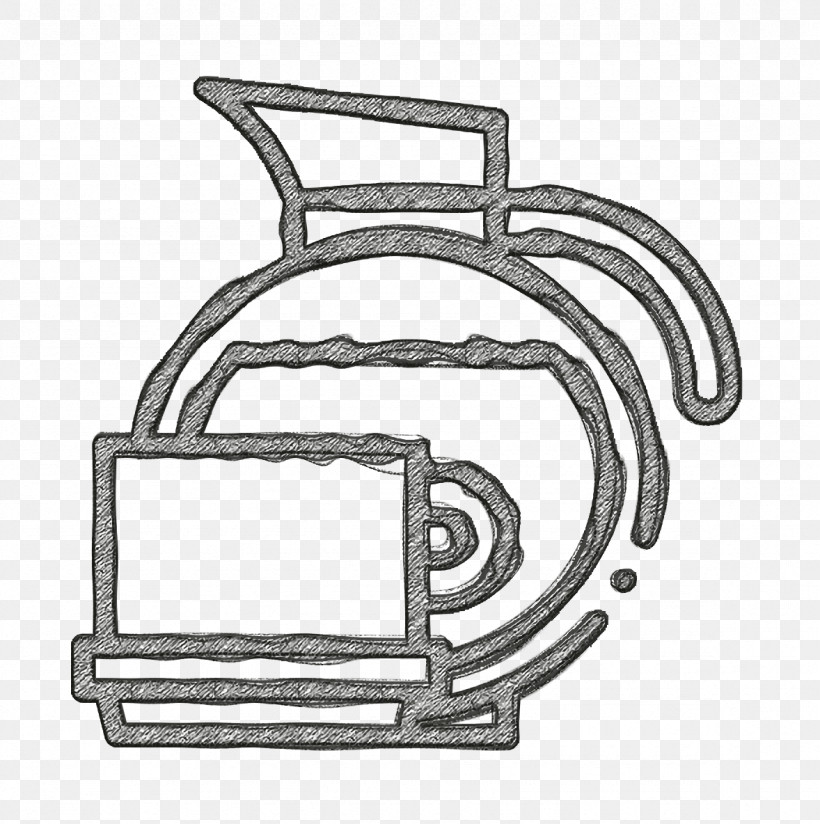 Food And Restaurant Icon Beverage Icon Coffee Pot Icon, PNG, 1178x1184px, Food And Restaurant Icon, Angle, Beverage Icon, Black White M, Coffee Pot Icon Download Free