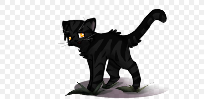 Black Cat Warriors Darkstripe Erin Hunter, PNG, 640x400px, Cat, Art, Black Cat, Brindleface, Carnivoran Download Free