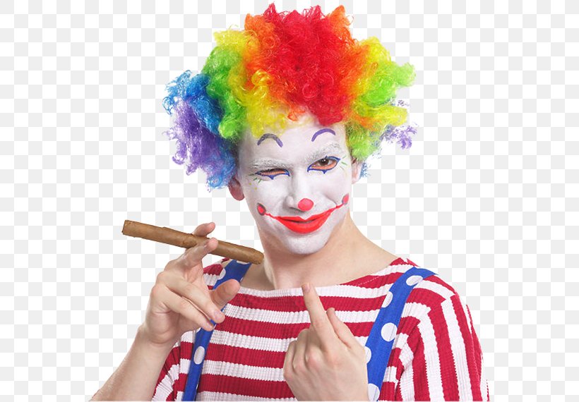 Clown Hair Coloring Wig The Greatest Show On Earth, PNG, 571x570px, Clown, Greatest Show On Earth, Hair, Hair Coloring, Wig Download Free