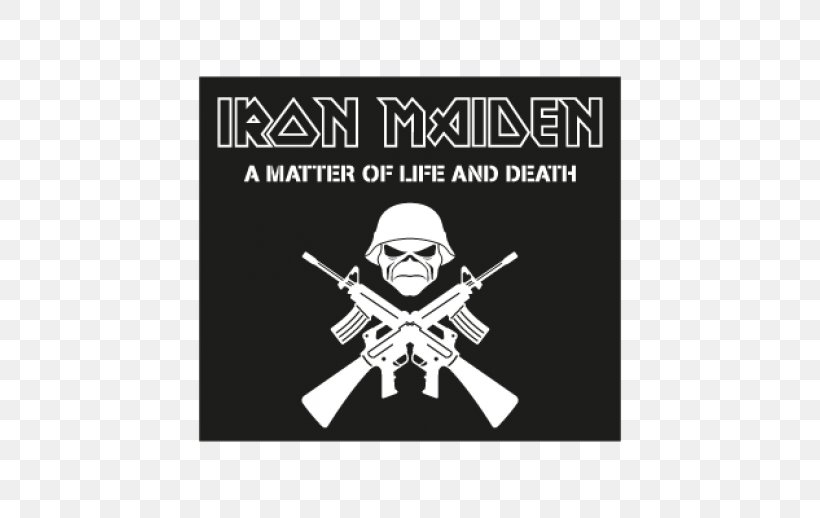 Iron Maiden A Matter Of Life And Death Eddie Heavy Metal Iron-on, PNG, 518x518px, Iron Maiden, Album, Black, Brand, Eddie Download Free