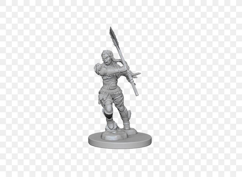 Dungeons & Dragons Pathfinder Roleplaying Game Miniature Figure Barbarian Half-orc, PNG, 600x600px, Dungeons Dragons, Barbarian, Board Game, Classical Sculpture, Cleric Download Free