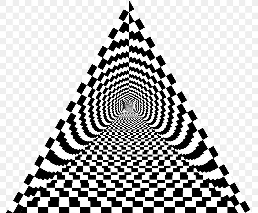 Egyptian Pyramids Triangle Clip Art, PNG, 784x678px, Egyptian Pyramids, Black And White, Checkerboard, Color, Monochrome Download Free