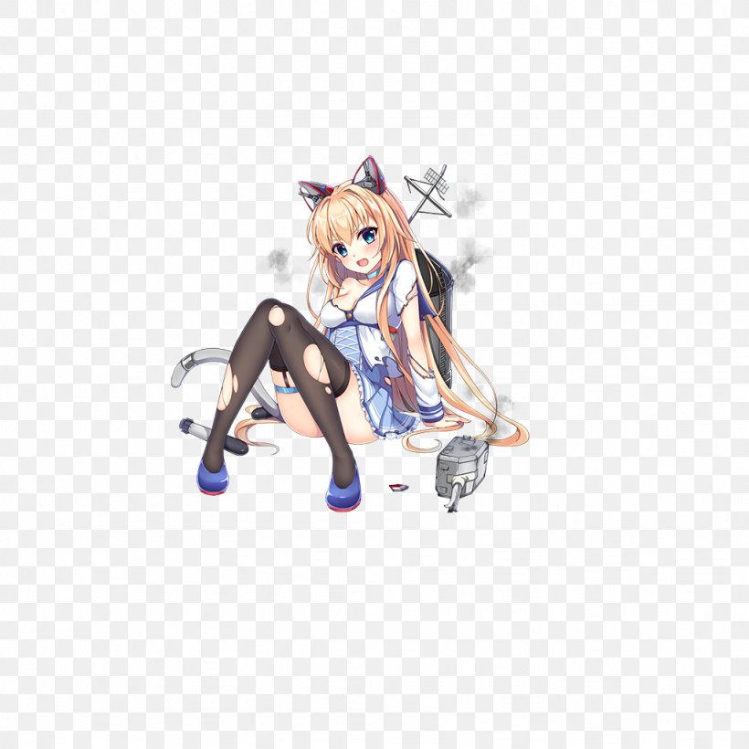 Battleship Girls Catgirl Moe Model Figure, PNG, 1024x1024px, Watercolor, Cartoon, Flower, Frame, Heart Download Free