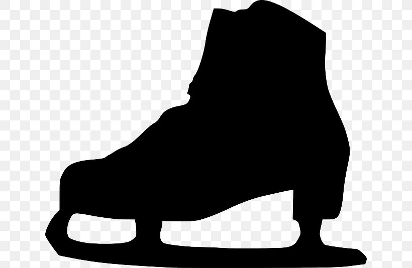 Ice Skating Roller Skating Ice Skates Figure Skating Silhouette, PNG, 640x534px, Ice Skating, Black, Black And White, Figure Skate, Figure Skating Download Free