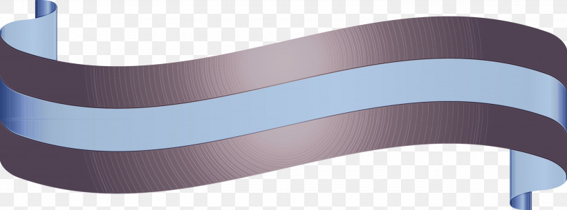 Violet Belt Beige Rim Metal, PNG, 3000x1117px, Ribbon, Beige, Belt, Metal, Paint Download Free