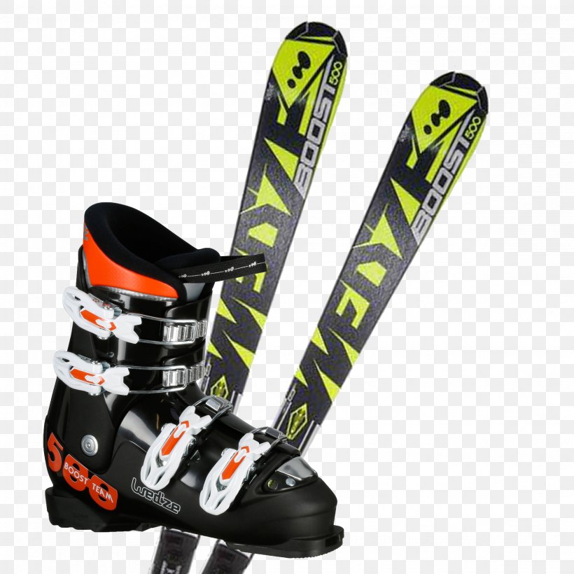 Лыжи и ботинки