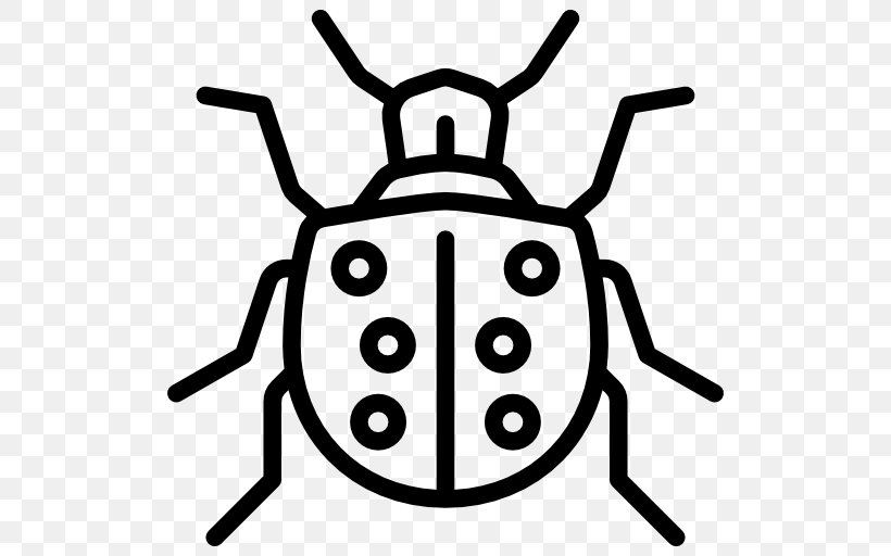 Insect Ladybird Beetle Clip Art, PNG, 512x512px, Insect, Animal, Artwork, Black And White, Entomology Download Free