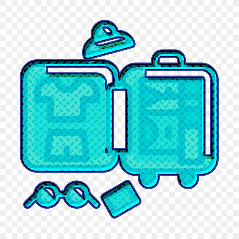 Luggage Icon Travel Icon, PNG, 1166x1166px, Luggage Icon, Aqua, Travel Icon, Turquoise Download Free