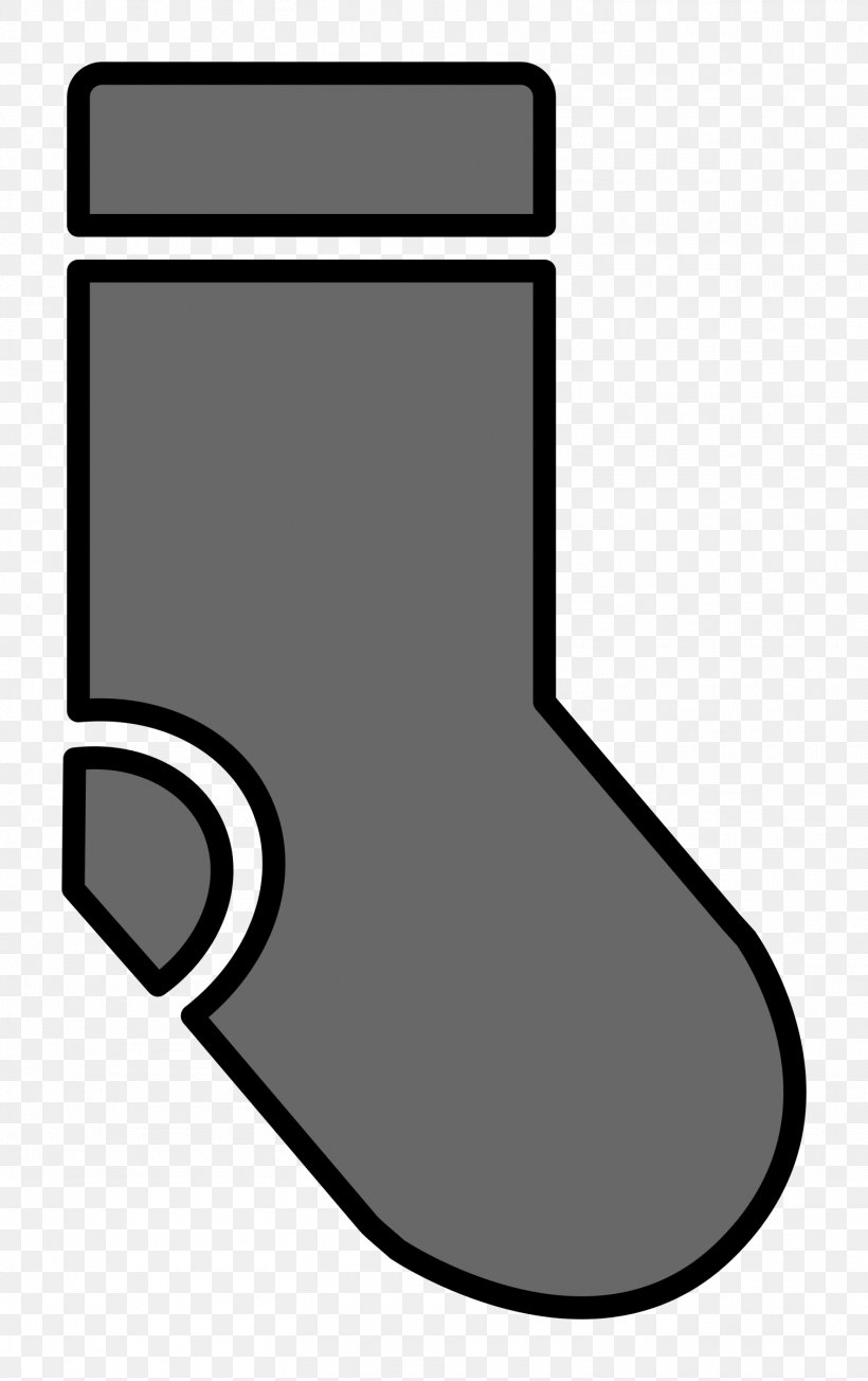 Sock Clip Art, PNG, 1510x2400px, Sock, Black, Black And White, Clothing, Clothing Sizes Download Free