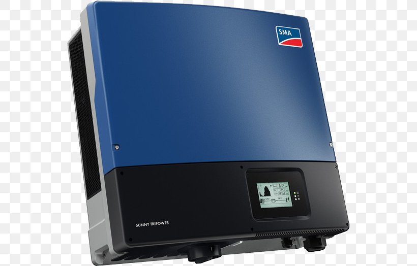 Solar Inverter SMA Solar Technology Power Inverters Photovoltaic System Three-phase Electric Power, PNG, 556x524px, Solar Inverter, Alternating Current, Direct Current, Electric Power, Electrical Grid Download Free