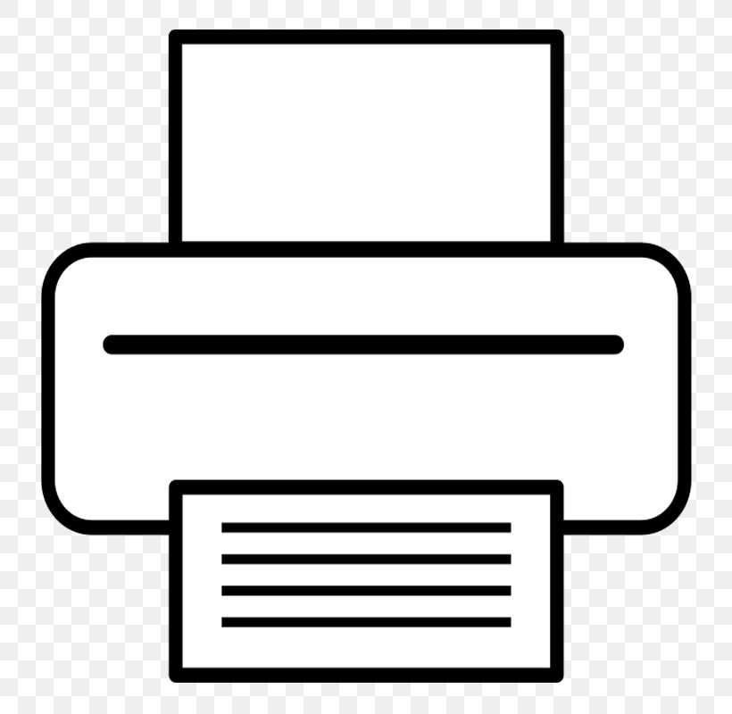Clip Art Printer Printing Openclipart Free Content, PNG, 800x800px, Printer, Computer, Inkjet Printing, Laser Printing, Line Art Download Free