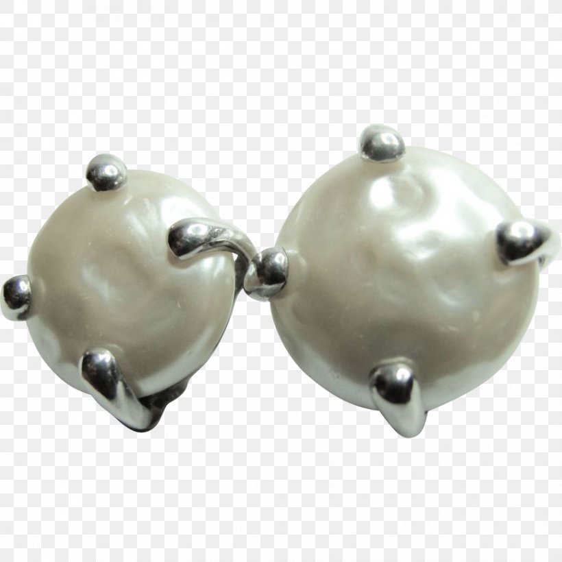 Imitation Pearl Earring Silver Body Jewellery, PNG, 867x867px, Pearl, Bead, Body Jewellery, Body Jewelry, Earring Download Free