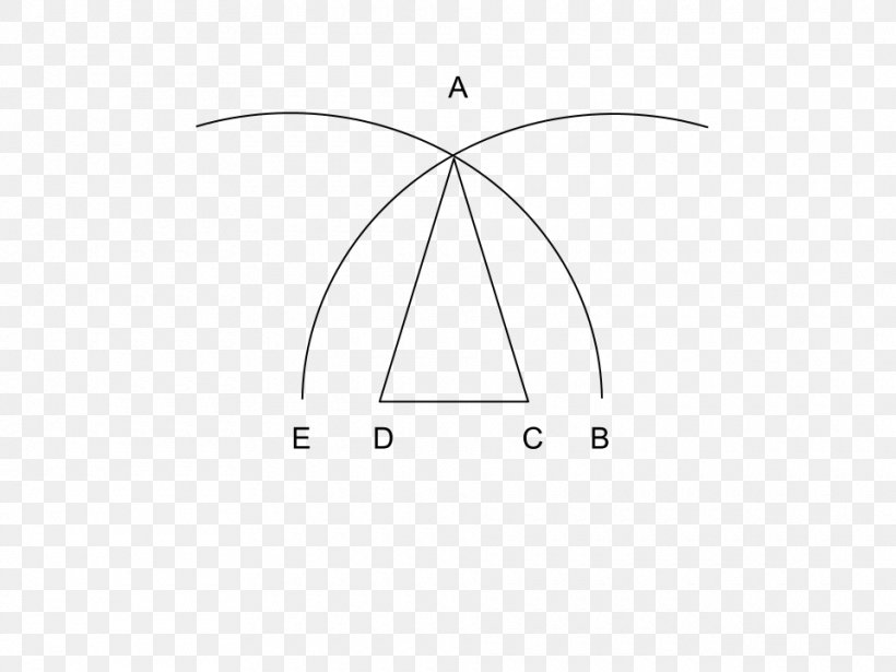 Circle Triangle, PNG, 960x720px, Triangle, Area, Black, Black And White, Diagram Download Free