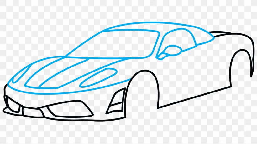 Sports Car Drawing Ferrari Mazda, PNG, 1280x720px, Watercolor, Cartoon,  Flower, Frame, Heart Download Free