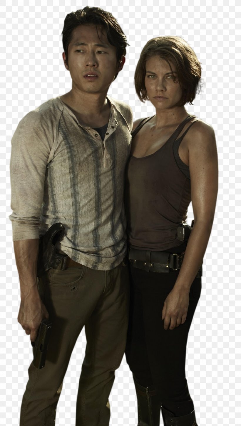 Steven Yeun Lauren Cohan The Walking Dead Glenn Rhee Maggie Greene, PNG ...