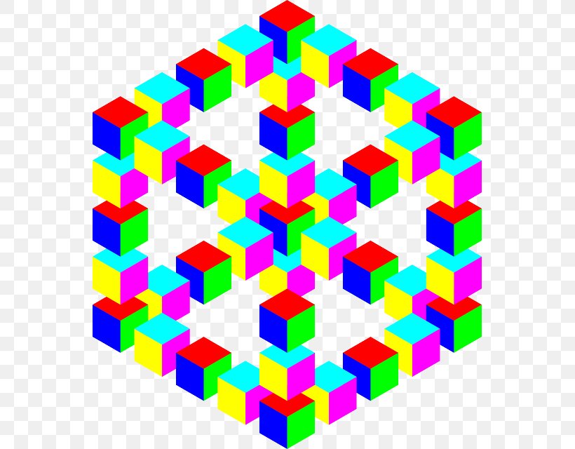 Optical Illusion Optics Cube, PNG, 555x640px, Optical Illusion, Area, Cube, Geometricaloptical Illusions, Hexagon Download Free