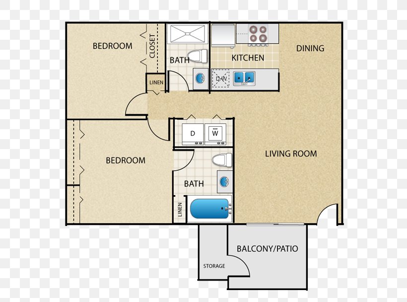 The Place At Edgewood Apartments Palo Verde MCLife Tucson Apartments Floor Plan East, PNG, 626x608px, Place At Edgewood Apartments, Apartment, Area, Bathroom, Bedroom Download Free