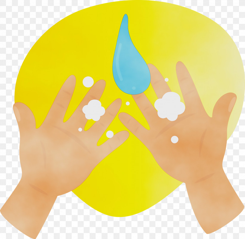 Yellow Meter, PNG, 3000x2927px, Hand Washing, Hand Hygiene, Handwashing, Meter, Paint Download Free