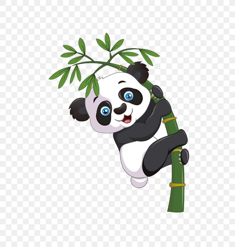 Giant Panda Bear Cartoon Bamboo, PNG, 683x859px, Giant Panda, Art, Bamboo, Bear, Carnivoran Download Free