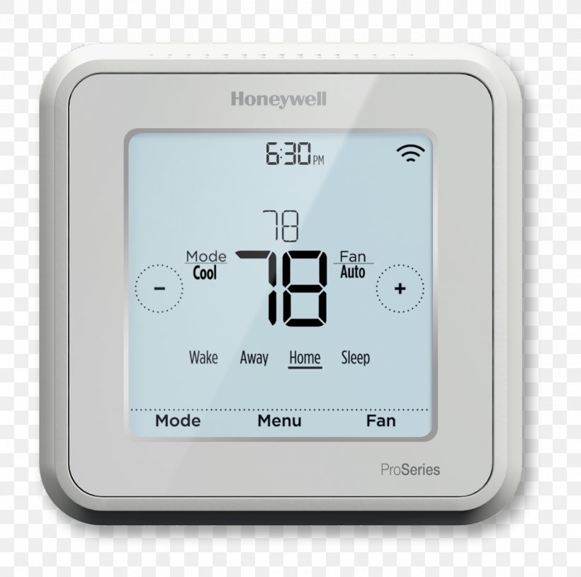 Programmable Thermostat Smart Thermostat Honeywell Lyric T6 Honeywell TH6220, PNG, 1280x1273px, Thermostat, Electronics, Hardware, Heat Pump, Home Automation Kits Download Free