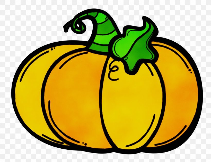 Halloween Pumpkin Cartoon, PNG, 1354x1043px, Watercolor, Black, Calabaza, Candy Pumpkin, Drawing Download Free