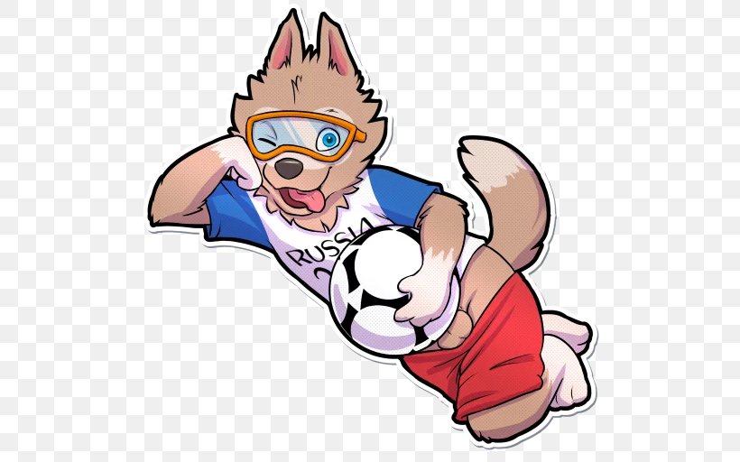 Zabivaka 2018 World Cup Sticker Clip Art, PNG, 512x512px, Watercolor, Cartoon, Flower, Frame, Heart Download Free