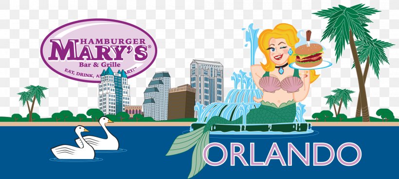 Hamburger Mary's Downtown Orlando Image, PNG, 2000x900px, Watercolor, Cartoon, Flower, Frame, Heart Download Free