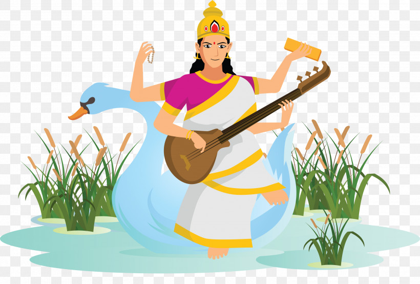 Vasant Panchami Happy Vasant Panchami, PNG, 3000x2029px, Vasant Panchami, Cartoon, Happy Vasant Panchami, Plant Download Free