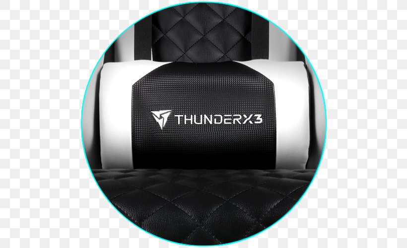 Gaming Chair ThunderX3 Upholstery Padding, PNG, 500x500px, Chair, Artificial Leather, Brand, Car Seat, Fiber Download Free