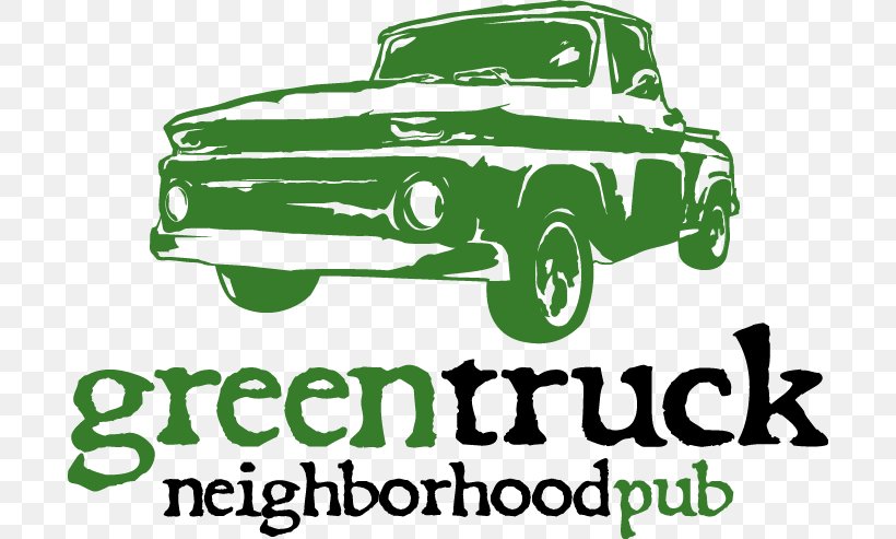 Green Truck Neighborhood Pub Bar, PNG, 696x493px, Green Truck, Area, Art, Artwork, Automotive Design Download Free