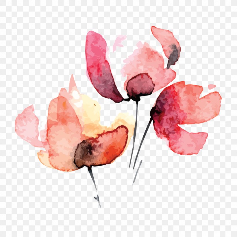 Petal Watercolor Painting Cut Flowers Rose Family, PNG, 1024x1024px, Petal, Cut Flowers, Flower, Flowering Plant, Paint Download Free