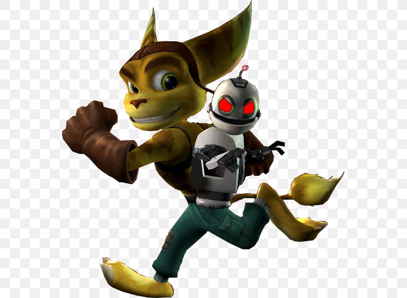Ratchet: Deadlocked Ratchet & Clank: All 4 One PlayStation All-Stars Battle Royale Ratchet & Clank: Size Matters, PNG, 569x600px, Ratchet Deadlocked, Clank, Fictional Character, Figurine, Game Download Free