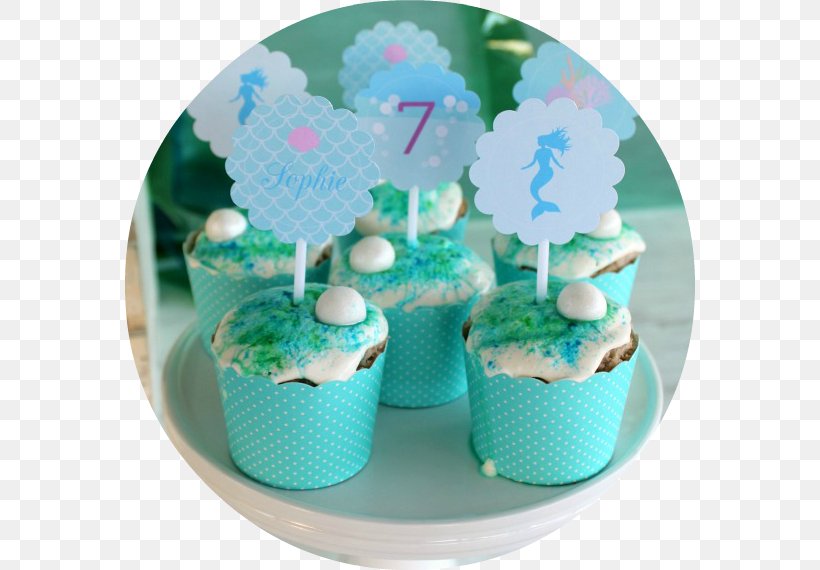 Cupcake Baking Cake Decorating Parchment Paper, PNG, 570x570px, Cupcake, Aqua, Baking, Baking Cup, Birthday Download Free