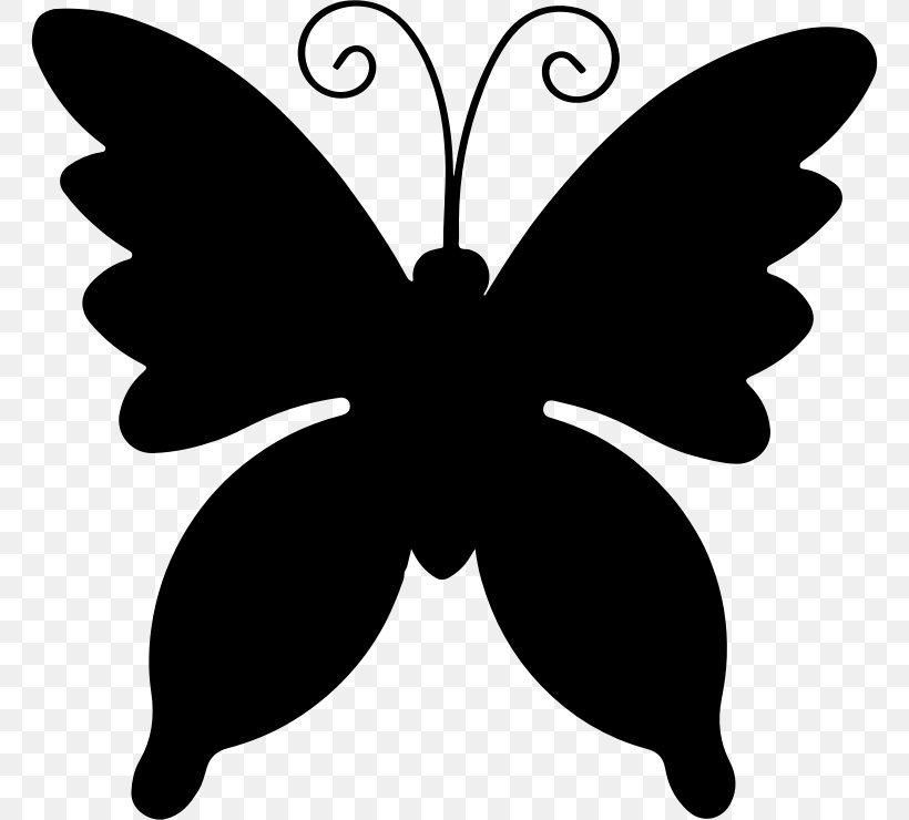 Swallowtail Butterfly Stencil Silhouette, PNG, 764x740px, Butterfly, Airbrush, Art, Arthropod, Black And White Download Free