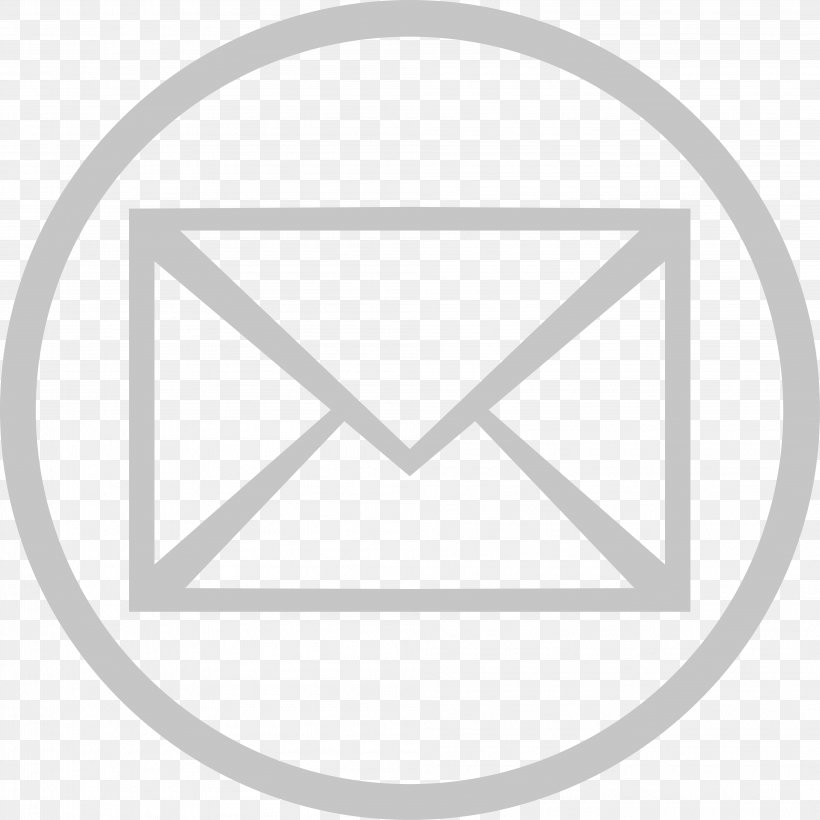 Email Symbol Clip Art, PNG, 4011x4011px, Email, Area, Black And White, Brand, Diagram Download Free