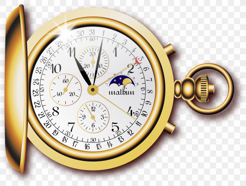 Pocket Watch Clock, PNG, 3840x2897px, Pocket Watch, Analog Watch, Belt, Brand, Clock Download Free