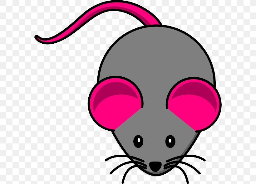 Rat Clip Art Mouse Pink Nose, PNG, 600x590px, Rat, Cartoon, Line Art, Mouse, Muridae Download Free