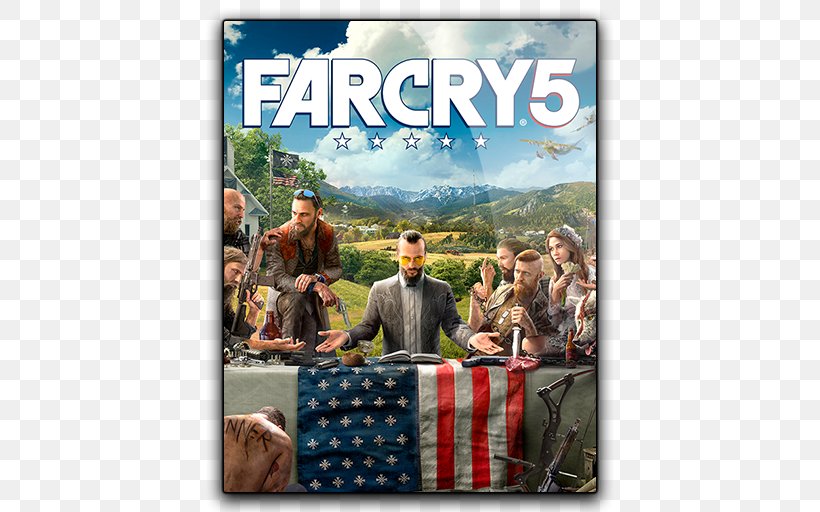 Far Cry 5 Ubisoft Xbox One Video Game, PNG, 512x512px, Far Cry 5, Action Game, Far Cry, Firstperson Shooter, Game Download Free