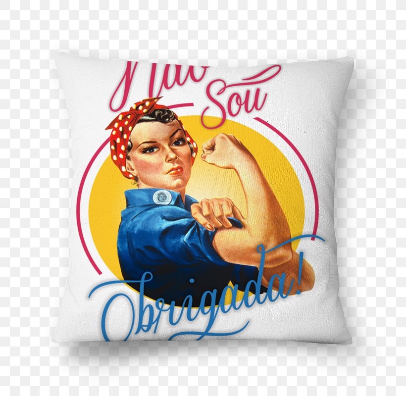 Naomi Parker Fraley We Can Do It! Second World War Rosie The Riveter War Effort, PNG, 800x800px, Naomi Parker Fraley, Cushion, Factory, Feminism, Geraldine Doyle Download Free