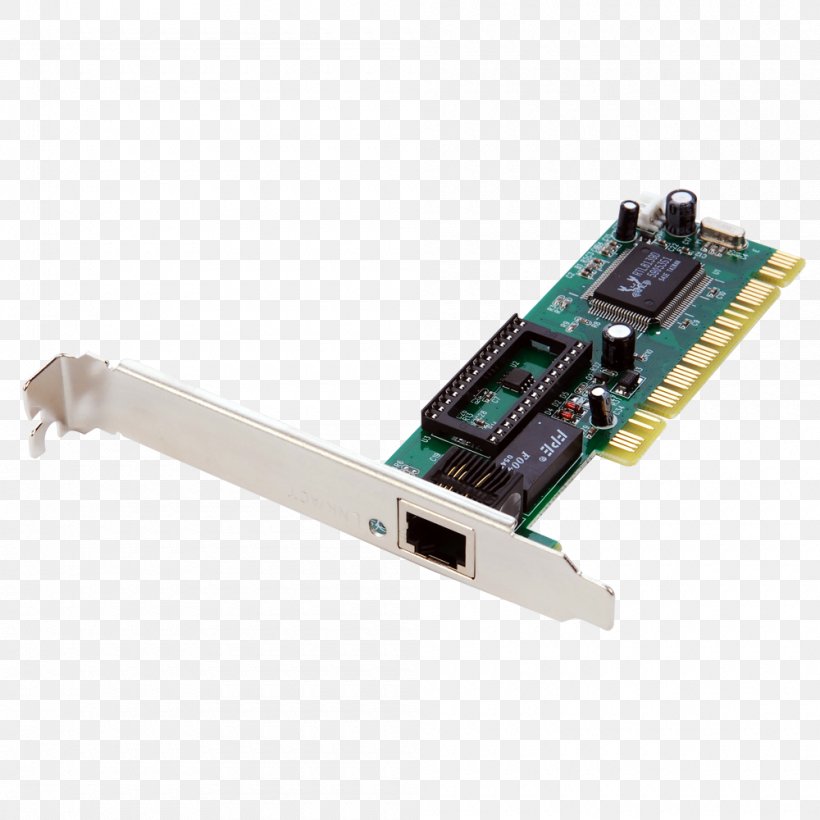 Network Cards & Adapters Sound Cards & Audio Adapters Conventional PCI PCI Express Ethernet, PNG, 1000x1000px, Network Cards Adapters, Adapter, Computer Component, Computer Network, Conventional Pci Download Free