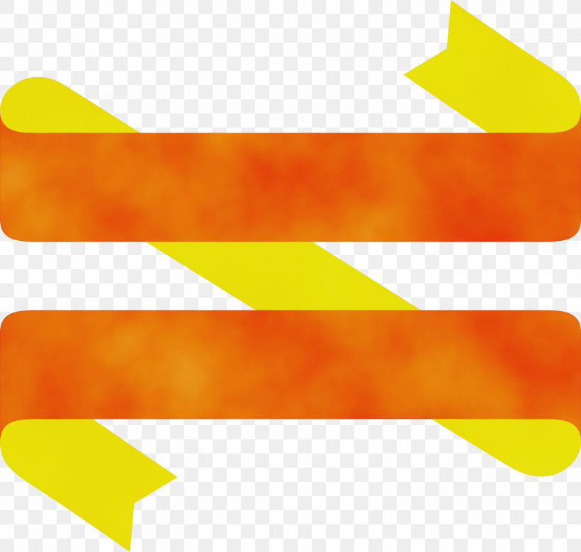 Orange, PNG, 2930x2784px, Ribbon, Line, Logo, Multiple Ribbon, Orange Download Free
