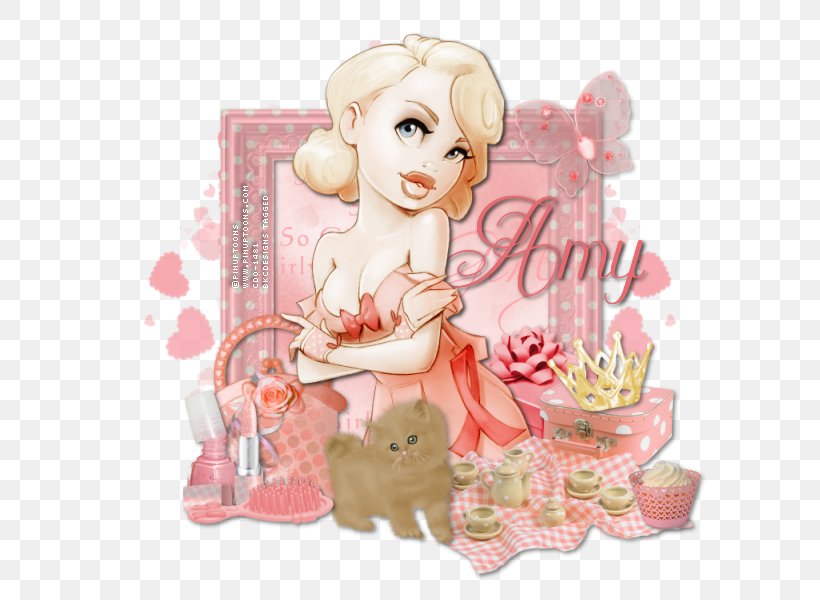 Pink M Figurine Cartoon Character RTV Pink, PNG, 600x600px, Pink M, Cartoon, Character, Doll, Fiction Download Free