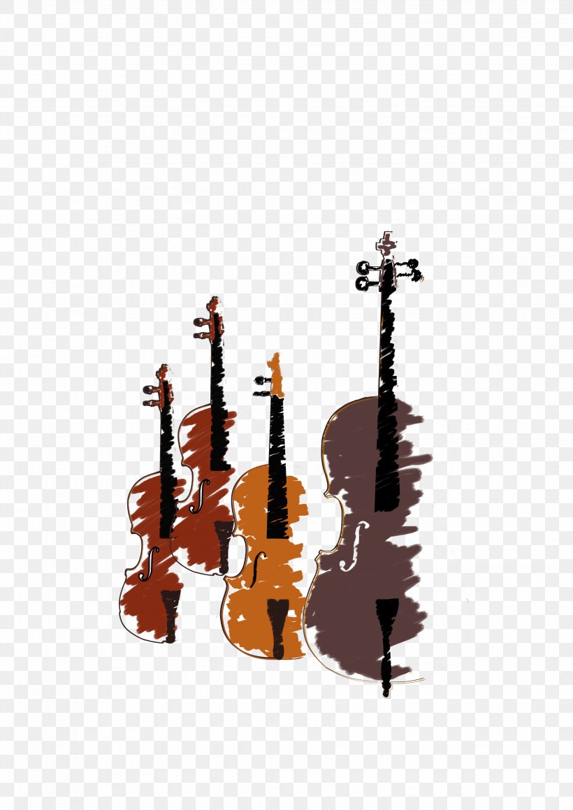 String Instruments Violin Musical Instruments String Quartet Cello, PNG, 3508x4961px, Watercolor, Cartoon, Flower, Frame, Heart Download Free