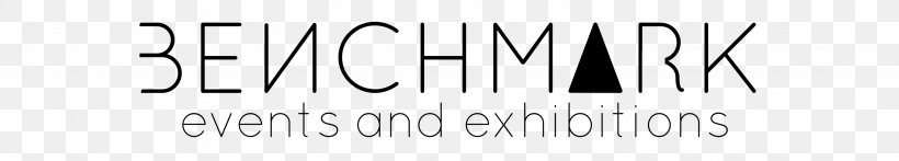 Benchmark Events And Exhibitions Promotion Logo Brand, PNG, 3072x553px, Exhibition, Black And White, Brand, Calligraphy, Communication Download Free