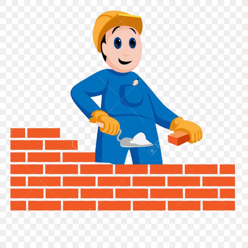 Construction Worker Building Architectural Engineering Laborer Clip Art, PNG, 1000x1000px, Construction Worker, Architectural Engineering, Area, Boy, Brick Download Free