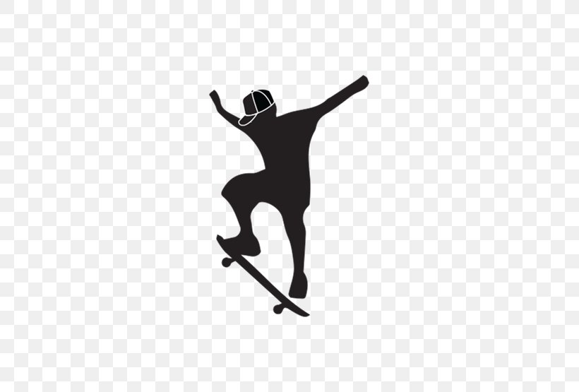 Skateboarding Silhouette Sport, PNG, 555x555px, Skateboarding, Black, Black And White, Halfpipe, Joint Download Free