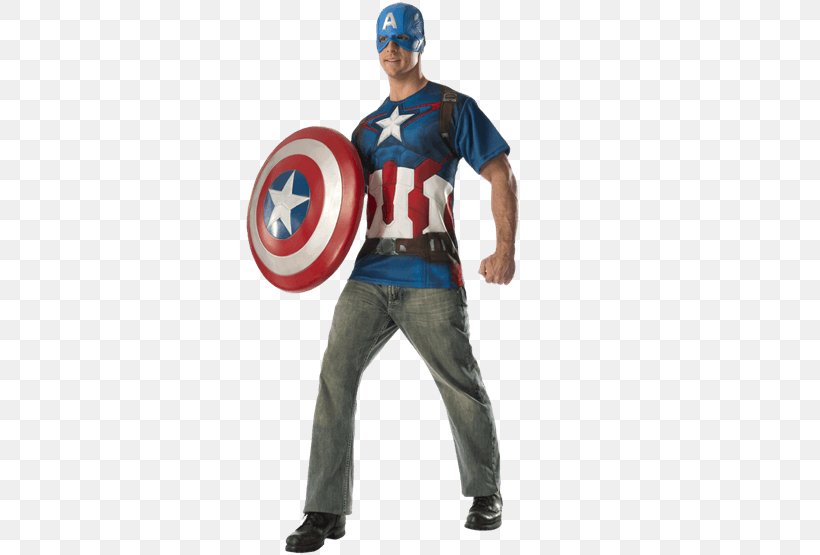 T-shirt Captain America Iron Man Costume Clothing, PNG, 555x555px, Tshirt, Action Figure, Avengers Age Of Ultron, Avengers Infinity War, Captain America Download Free