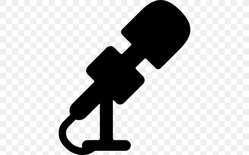 Wireless Microphone Radio, PNG, 512x512px, Microphone, Black And White, Fm Broadcasting, Logo, Radio Download Free